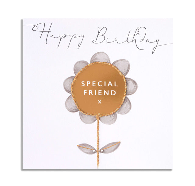 Special Friend Birthday Card - Flower