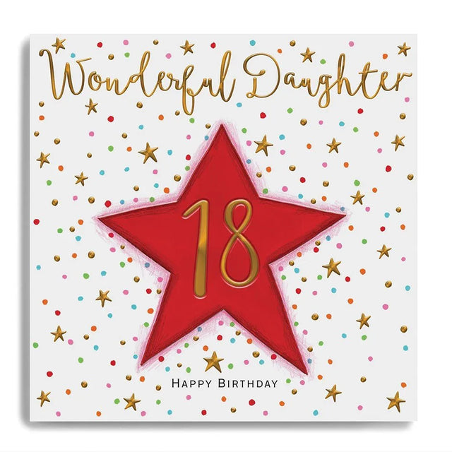 Janie Wilson Daughter 18th Birthday Card