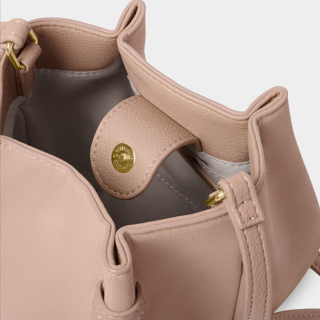 Katie Loxton Celina Mini Suedette Bucket Bag - Faded Rose