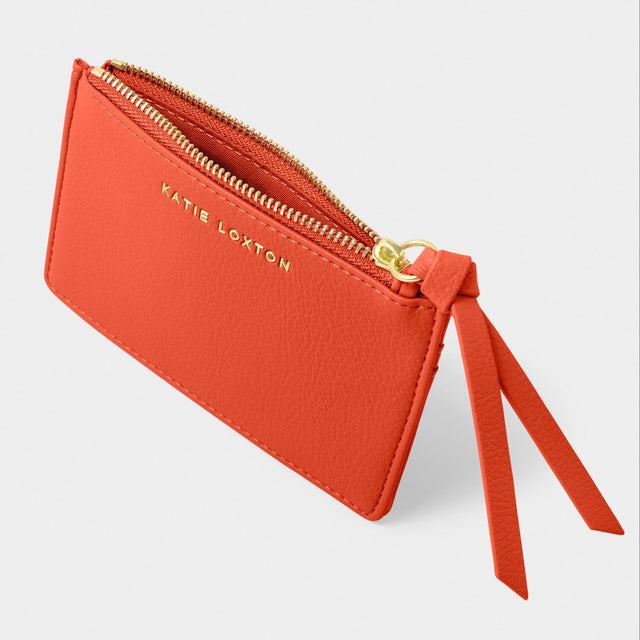 Katie Loxton Hallie Coin and Card Holder - Orange
