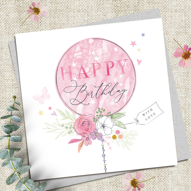 Birthday Card - Balloon