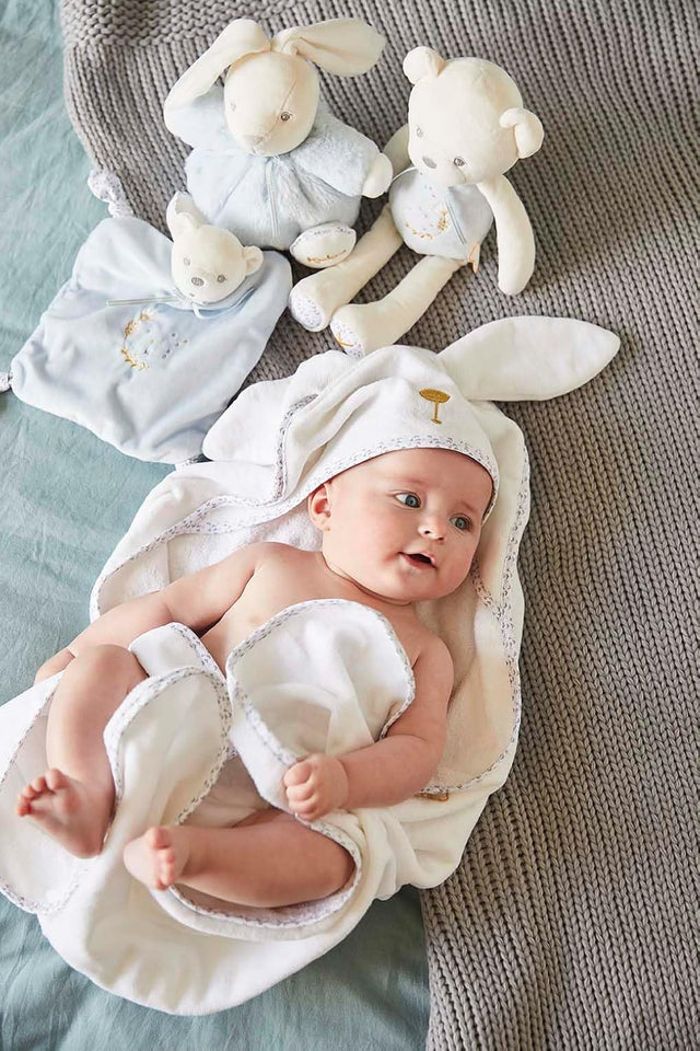 Kaloo Powder Blue Chubby Rabbit - Small