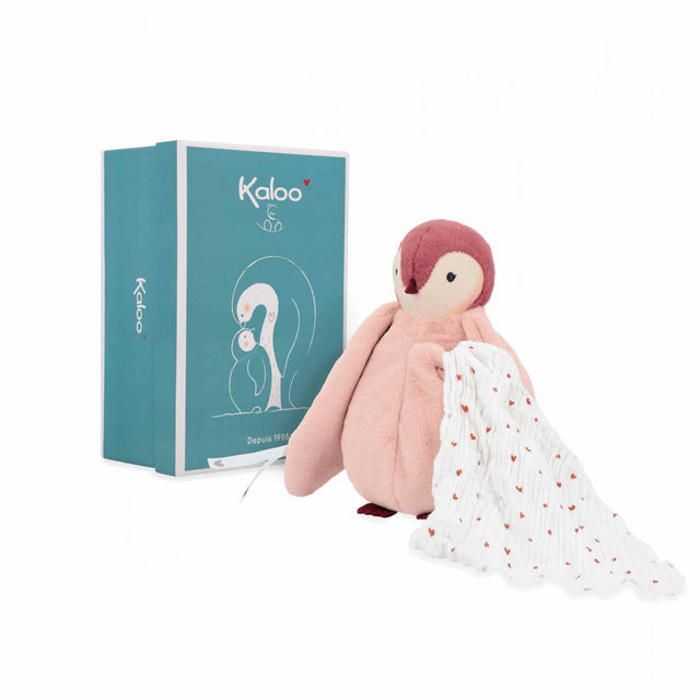 Kaloo Pink Kissing Plush Penguin