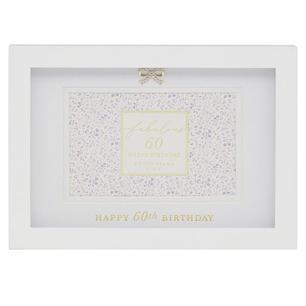 Happy 60th Birthday Picture Frame 4x6