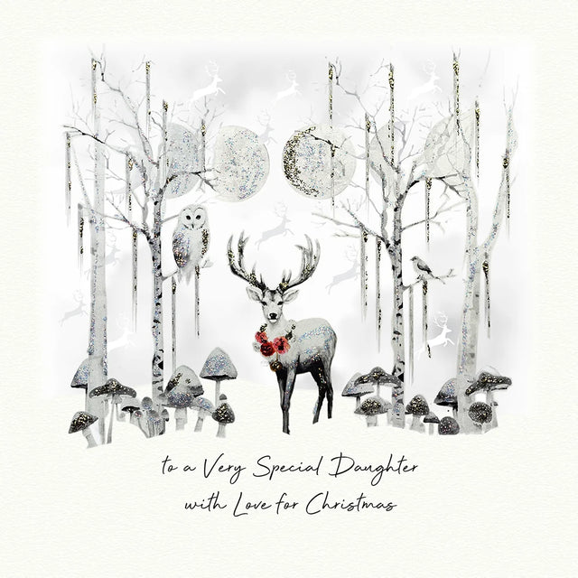 To A Very Special Daughter With Love For Christmas Card