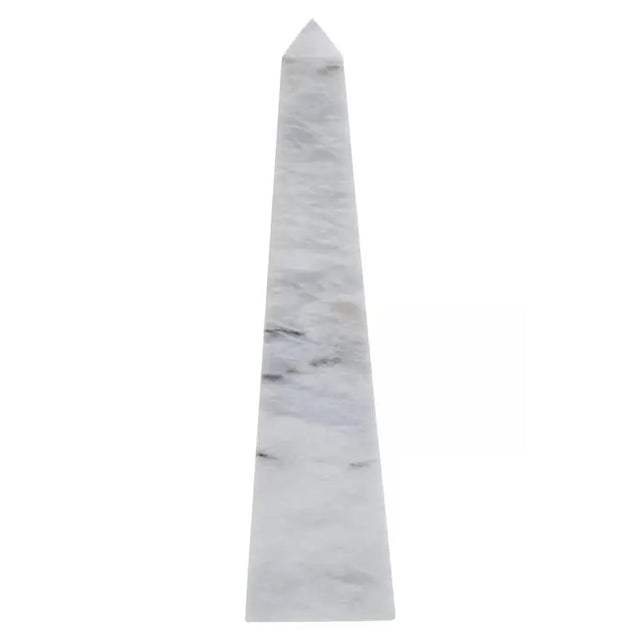 Salmo White Marble Obelisk - Large
