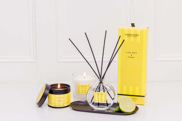 Stoneglow Lime Zest & Tonka Reed Diffuser