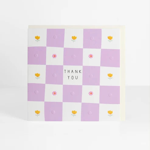 Thank You Squares Card