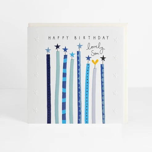 Son Birthday Candle Card