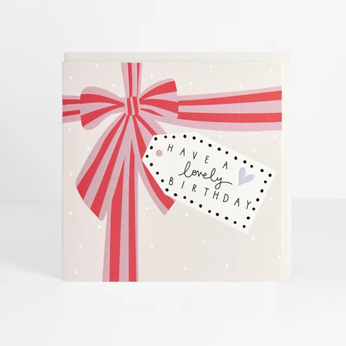 Lovely Birthday Bow Card