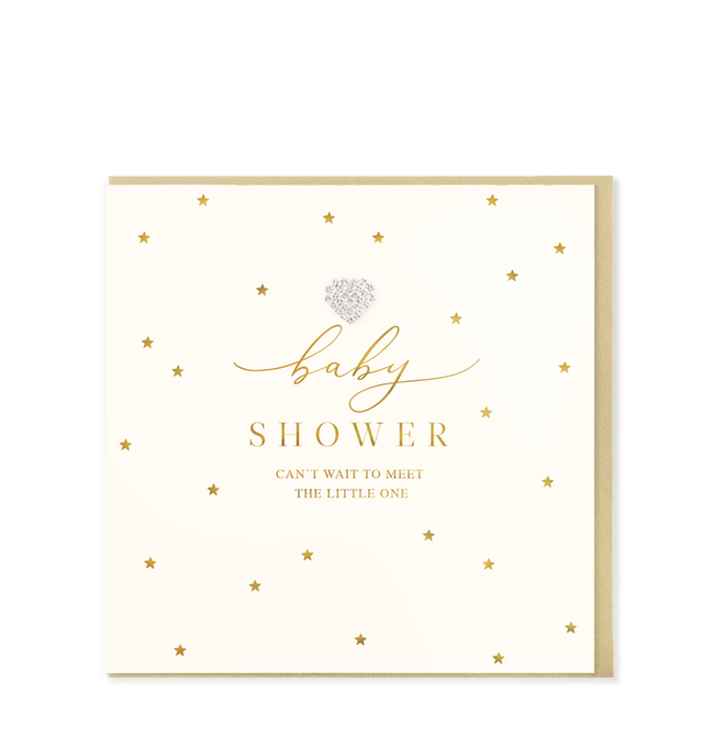 Heart Designs Baby Shower Card