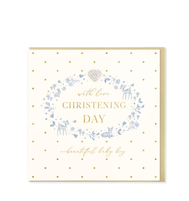 Christening Day Baby Boy Card