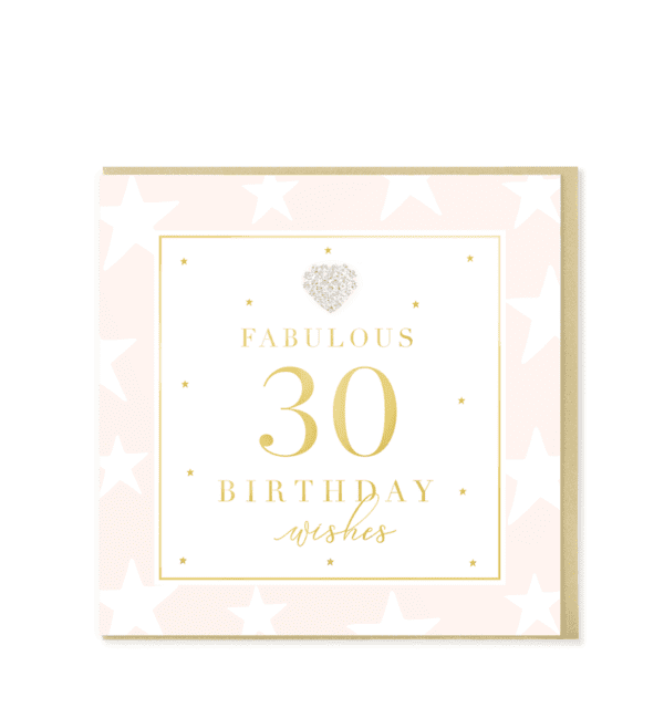 HD Fabulous 30th Birthday Card