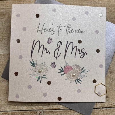 Mr & Mrs Card - Dots