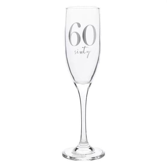 60th Birthday Flute