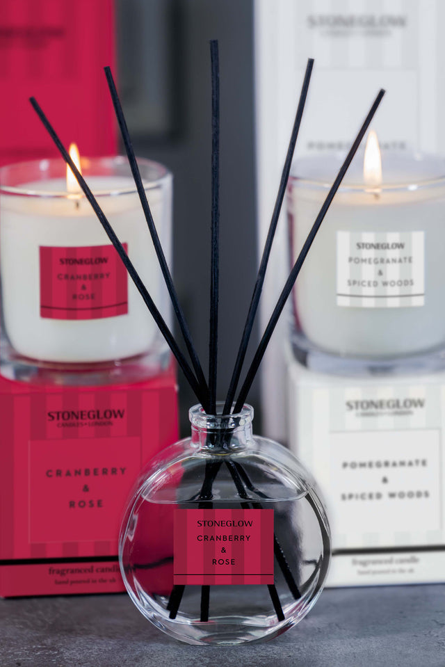 Stoneglow Cranberry & Rose - Reed Diffuser