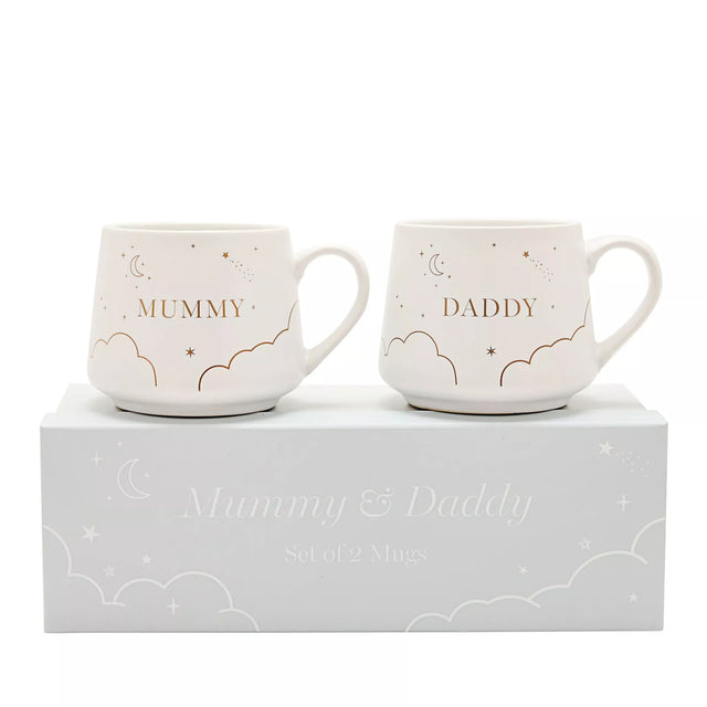 Mummy & Daddy Mug Set