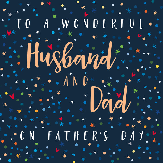 Husband & Dad on Fathers Day Card