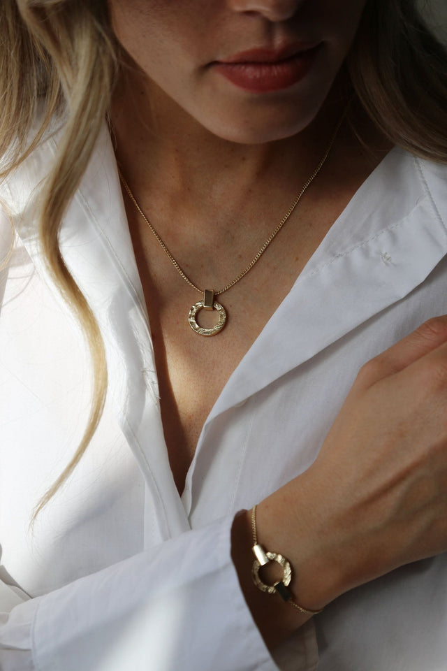 Tutti Palm Necklace - Gold