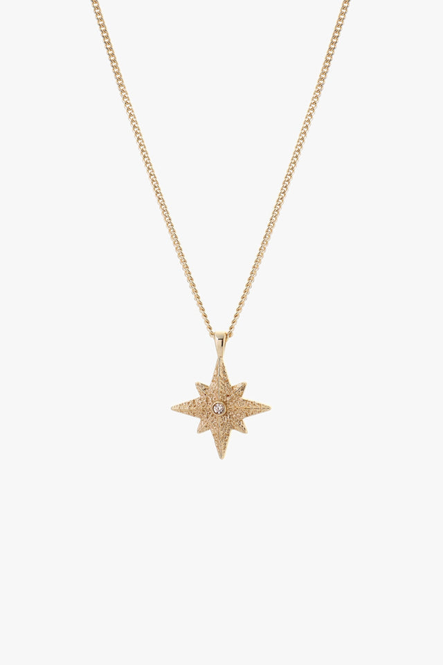 Faith Star Necklace Gold