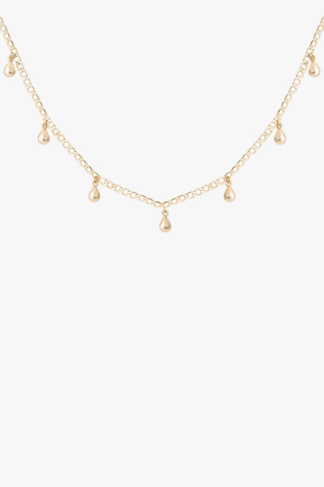 Teardrop Necklace Gold