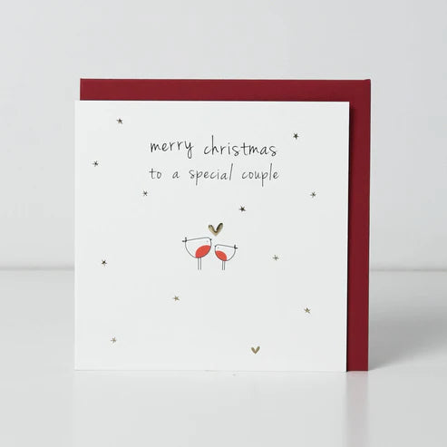 Merry Christmas to a Special Couple Christmas Card