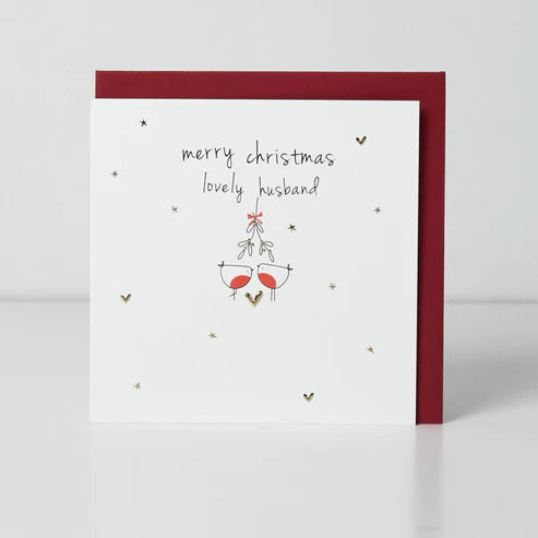 Merry Christmas Lovely Husband Christmas Card