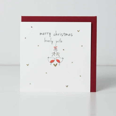 Merry Christmas Lovely Wife Christmas Card