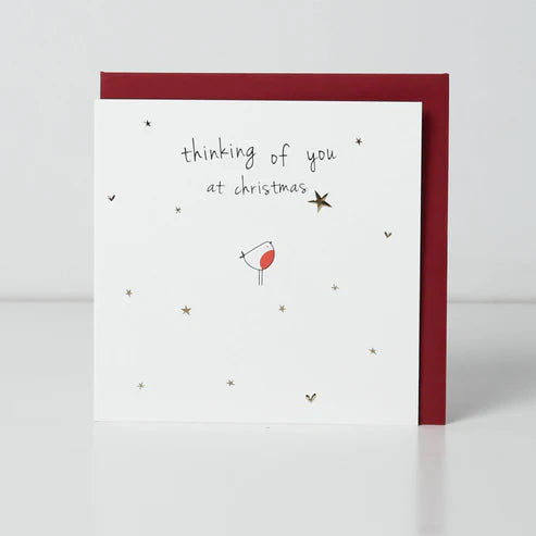 Thinking Of You At Christmas Card
