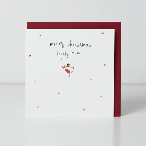 Merry Christmas Lovely Mum Christmas Card