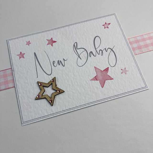 New Baby Pink Stars Photo Album