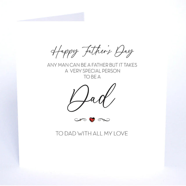 Special Person To Be A Dad Fathers Day Card