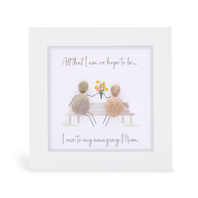 Mini Pebble Picture - Owe to my Amazing Mum