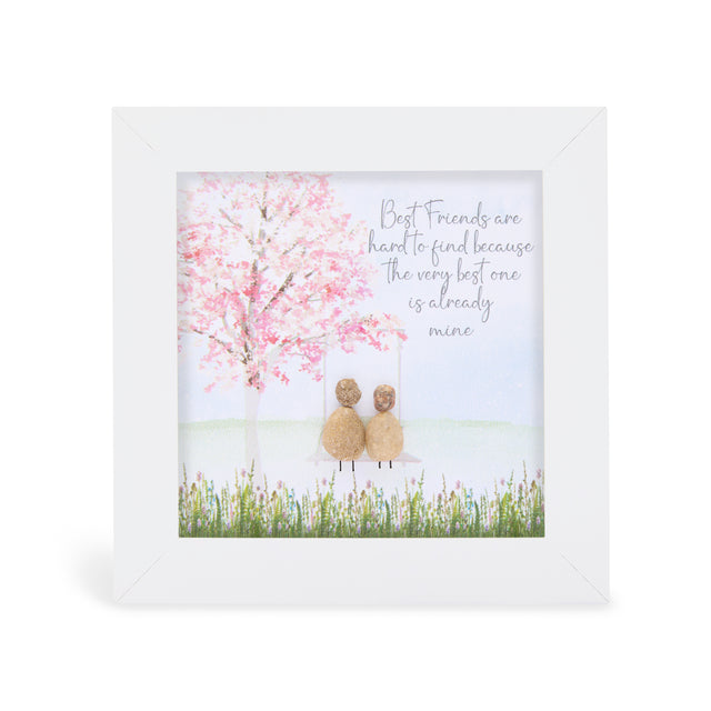 Mini Pebble Picture - Best Friends are Hard to Find