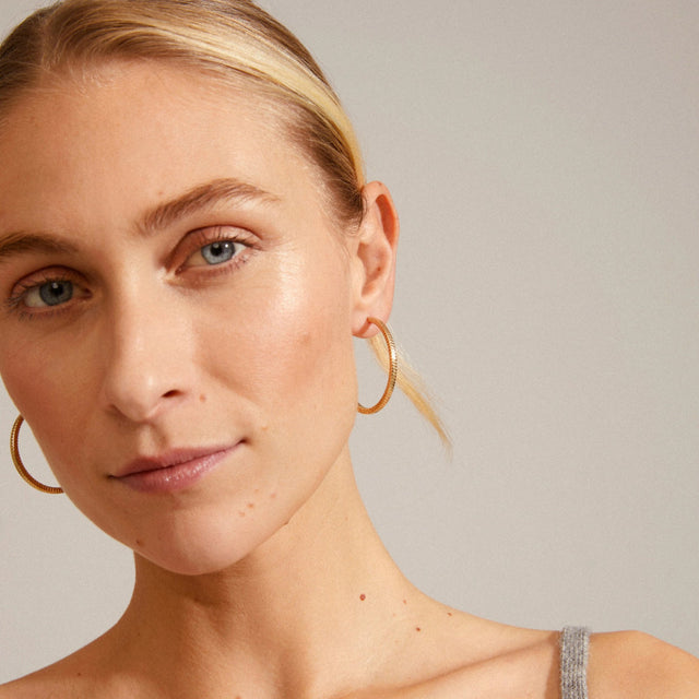 Pilgrim Lidia Hoop Earrings - Gold