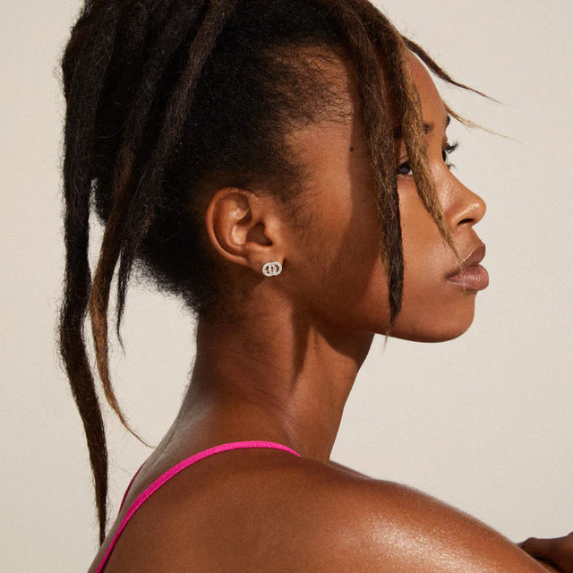 Pilgrim Victoria Crystal Earrings - Silver