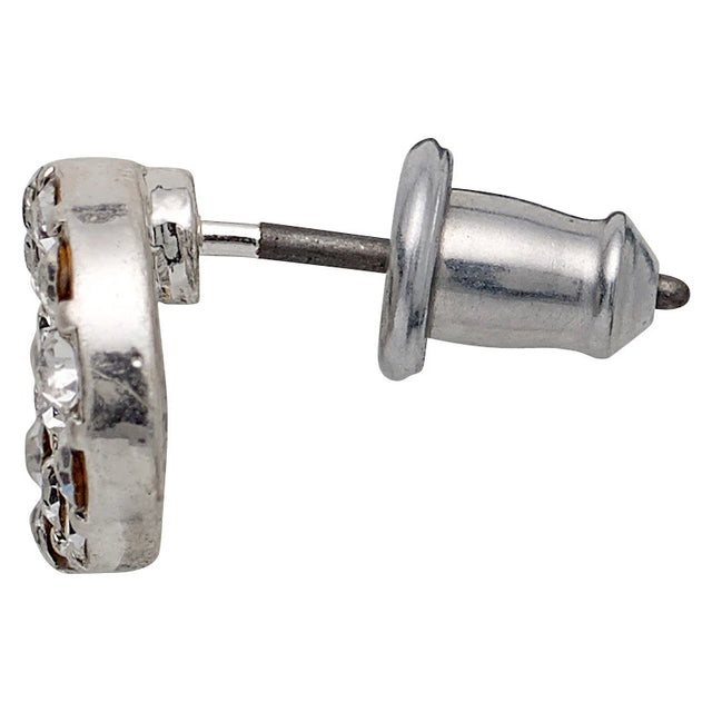 Pilgrim Victoria Crystal Earrings - Silver