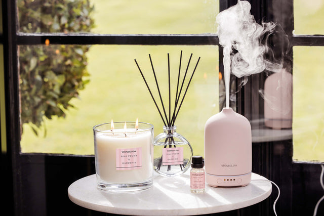 Stoneglow Pink Peony & Gardenia Reed Diffuser