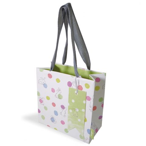 Polka Bunnies Gift Bag - Small