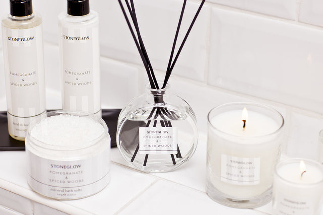 Stoneglow Pomegranate & Spiced Woods Reed Diffuser
