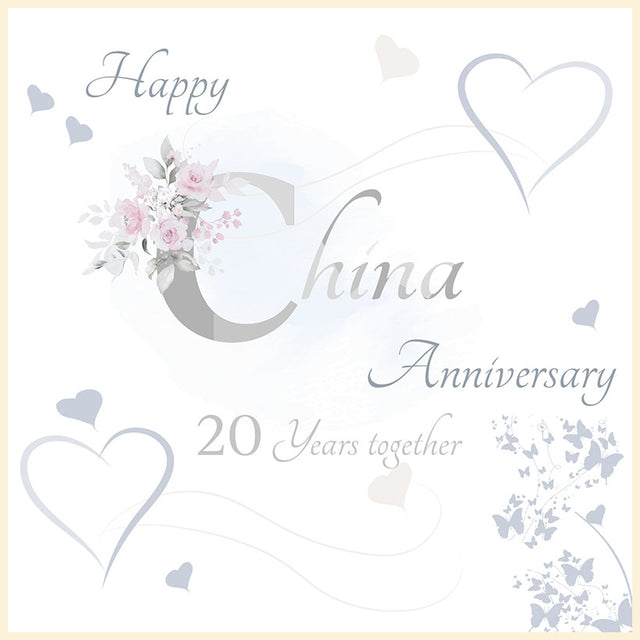 20th China Anniversary Card