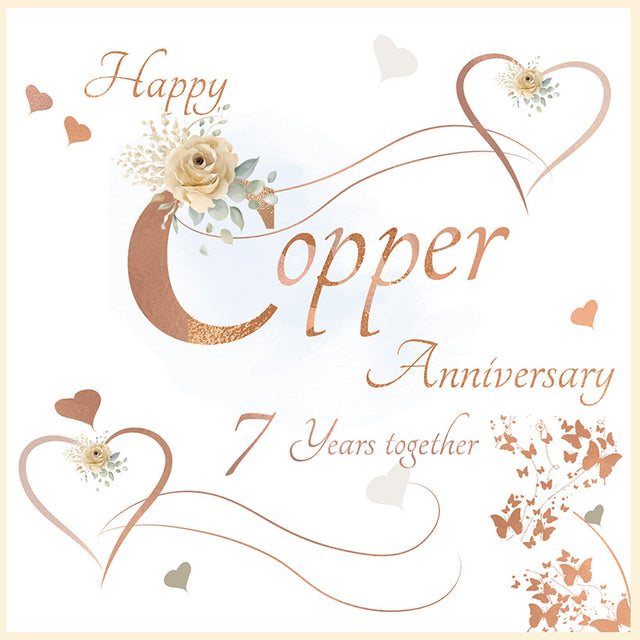 Rush Copper Anniversary Card