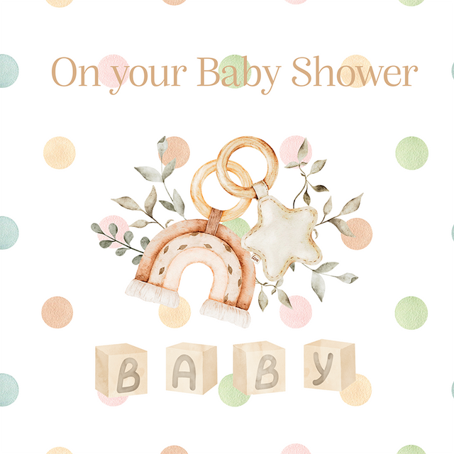 Rush Designs Baby Shower Card