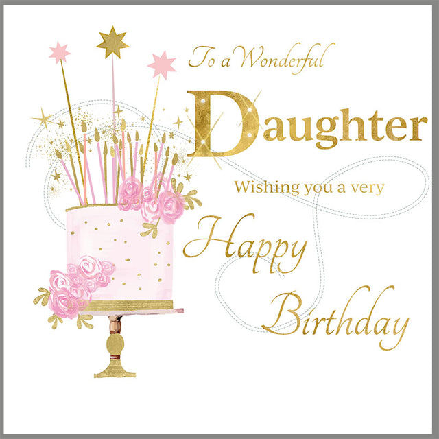 Rush Designs Daughter Birthday Card - Large