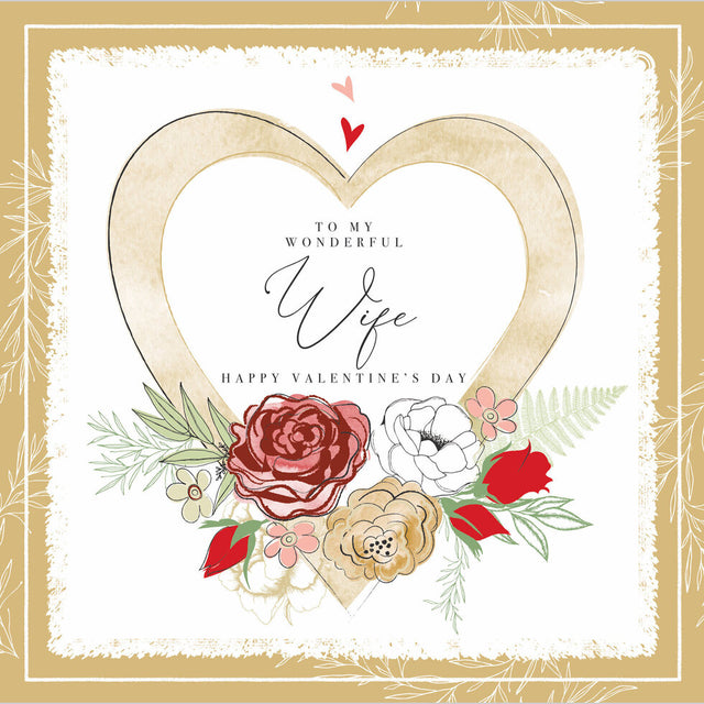 Large Wife Valentines Card