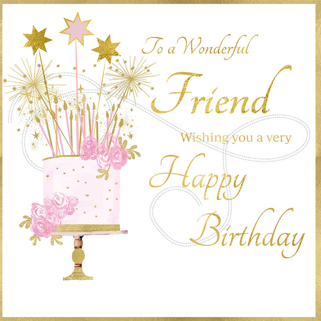 Rush Designs Wonderful Friend Birthday Card