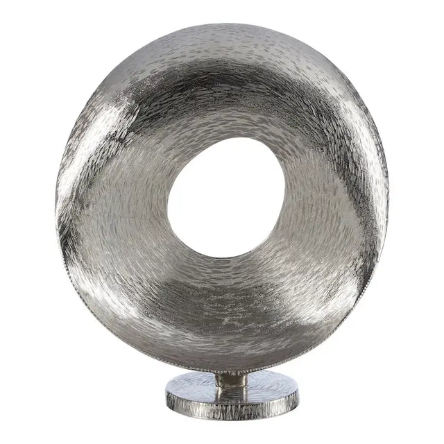 Round Nickel Sculpture
