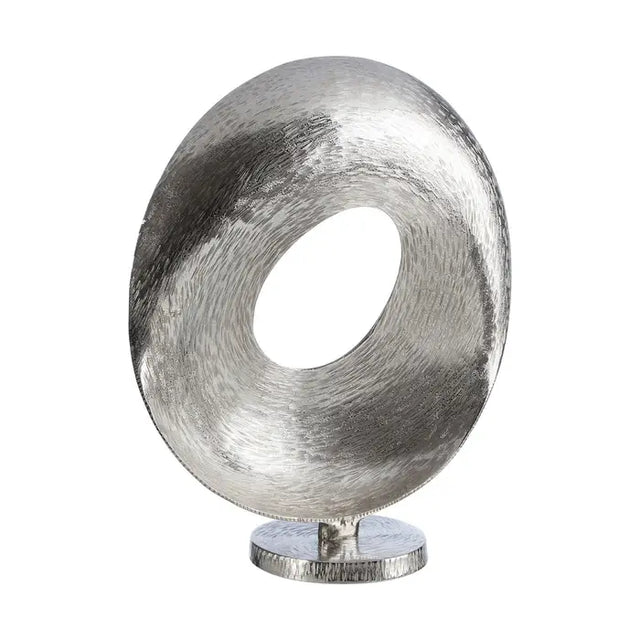 Round Nickel Sculpture