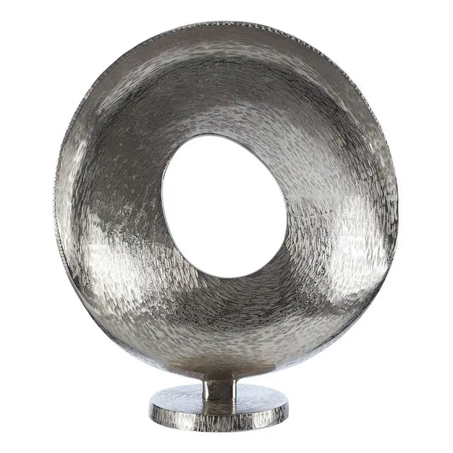 Round Nickel Sculpture