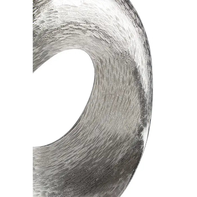 Round Nickel Sculpture